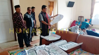  Jelang MTQ Tingkat Provinsi, Bupati Wardan Tinjau Persiapan Kafilah Inhil Cabang Khat